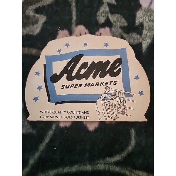 Vtg ACME Supermarkets Grocery Store Sewing Needle Pack WEST GERMANY Collectible - Picture 9 of 9
